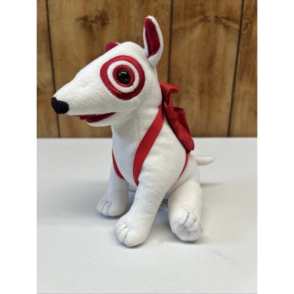 Target Bullseye Dog Spot 2001 Back to School Backpack, Original 7” Plush Rare - Picture 1 of 5